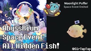 Tap Tap Fish AbyssRium  Space Event Guide All Hidden Fish [upl. by Odlanyar]