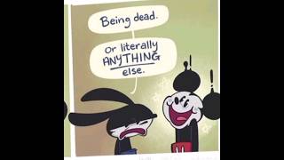 MY FIRST COMIC DUB Epic Mickey Comic Dub Being Dead mickey disney universal oswald [upl. by Haldan]