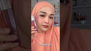 Swacth all glasting liquid lips wardah lipstick makeupshorts wardahbeauty mipmopmakeup [upl. by Ahsirtap]