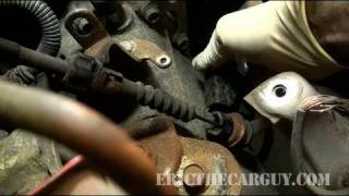 How To Adjust A Cable Operated Clutch Honda  EricTheCarGuy [upl. by Michelle]