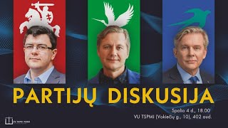 Diskusija Vytautas Sinica Vaidotas Vaičaitis ir Audronius Ažubalis [upl. by Eyla864]