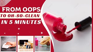 How to Remove Nail Polish From the Floor Easy Proven Methods [upl. by Salvatore945]