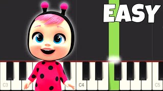 CRY BABIES 💧 MAGIC TEARS 💕 Theme  EASY Piano Tutorial [upl. by Utley]