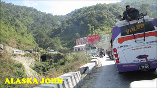 DRIVING TOWARDS KATHMANDU NEPAL [upl. by Appleby]