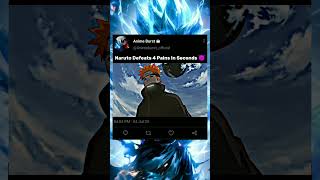 Naruto Defeats 4 Pains In Seconds 😈  shorts shortvideo naruto narutoshippuden pain viral [upl. by Noryd]