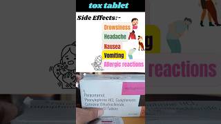 Tox tablet compositionuseside effects toxmedicineuse viralshorts [upl. by Carr]