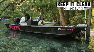 Custom Jon Boat Paint Start to Finish [upl. by Catharine]