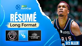 Un Match 1 CAPITAL à lAdidas Arena  Paris vs London Lions  Résumé  EuroCup 12 aller [upl. by Viehmann282]