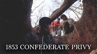 Digging a Confederate Soldiers Privy  Deep Glass and War Relics [upl. by Lynnworth183]