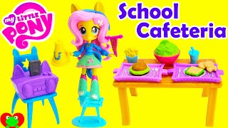 My Little Pony Fluttershy School Cafeteria Set [upl. by Nirol]