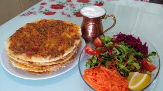 Evde Lahmacun Nasıl Yapılır [upl. by Serg]