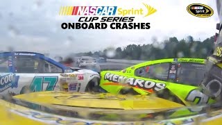 2014 NASCAR Sprint Cup Series Onboard Crashes Part 2 [upl. by Lundt632]