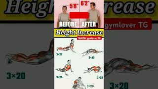 🏋️‍♂️🏋️‍♂️♥️Height improvement all exercise tips💪💯♥️ tqnish gymlover TG♥️🇮🇳🏋️‍♂️ youtubeshorts [upl. by Constantine]