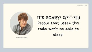 Miyano Mamoru being scared by christmas toy  Miyano Mamoru Radio Smile [upl. by Aniluap]