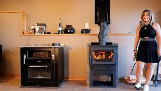 Drolet Deco II Wood Stove  Temperature Readings [upl. by Madid]