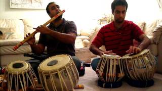 Bansuri Flute and Tabla Instrumental [upl. by Fazeli556]