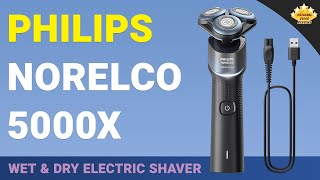 Philips Norelco Shaver 5000X Review Unboxing Overview amp Demonstration 🪒 [upl. by Enelrahc]