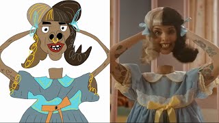 MELANIE MARTINEZ  PACIFY HER  Billie Art  POP DRAWING MEME [upl. by Ahoufe]