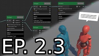 Unity Dialogue Editor Tutorial made with graph view Part 23  Nodes [upl. by Ebanreb]