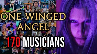 Final Fantasy VII  One Winged Angel with 170 Musicians [upl. by Carmel]