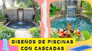 Diseños de piscinas con cascadas [upl. by Lussi760]