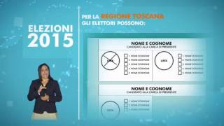 Elezioni Comunali e Regionali 2015  Toscana quotCome si votaquot [upl. by Arihay660]