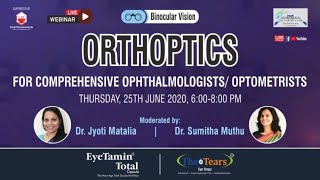 BINOCULAR VISION I ORTHOPTICS I 25th JUNE 2020 [upl. by Altman706]