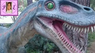 Dinopark 2 Avrupanın en büyük dinoparkını gezdik Dinozorlar T Rex ler ürkütücü korkunç seyahat vlog [upl. by Araek711]