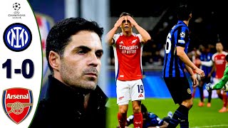 Inter Milan 10 Arsenal  Gunners can feel aggrieved by penalty decision [upl. by Koch]