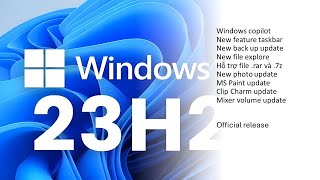 Windows 11 23H2  Windows 11 22H2 moment 4 phiên bản mới update [upl. by Zanas]