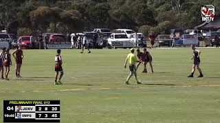 RMFL Preliminary Final  U13 Jervois vs Imperials [upl. by Tecil]