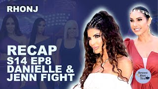 RHONJ 🥊 Jennifer Aydin and Danielle Cabral FIGHT Season 14 Episode 8 bravotv rhonj teresaguidice [upl. by Aylmer]