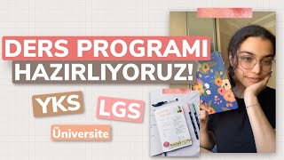 ÇALIŞMA PROGRAMI HAZIRLAMAK  Derece İçin Ders Çalışma Planı Nasıl Yapılır [upl. by Esinyt]