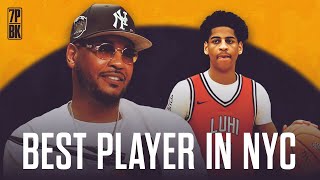 Carmelo on His Son Kiyan Anthony Being No1 Rated Player in New York City [upl. by Argela]