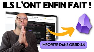 Importer le contenu dune page web dans Obsidian [upl. by Savihc83]