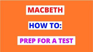 Macbeth How to Prep for a Macbeth Test In 60 Seconds  GCSE English Exams Revision [upl. by Nagrom]