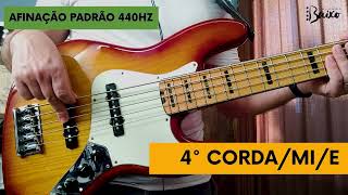 AFINADOR DE BAIXO ONLINE 5 CORDAS  Afinando o Baixo  Bass Tuner [upl. by Syck948]