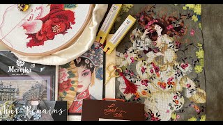 Xstitch📓 Mirabilia Dimensions LanArte and some purchases [upl. by Oisacin]