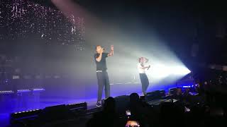 Orelsan ft Stromae  la pluie 23032018 live forest National Bruxelles [upl. by Airalav]