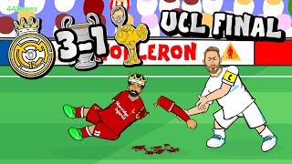 🏆RAMOS ATTACKS SALAH🏆 Bale goal Real Madrid vs Liverpool Champions League Final 2018 Highlights [upl. by Maurie180]