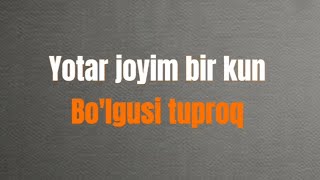 Yotar joyim bir kun bolgusi tuproq  nazaroovme [upl. by Teplitz]