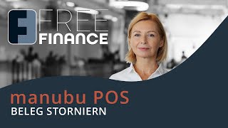 FreeFinance Tutorial  manubu POS Beleg stornieren [upl. by Naasar]