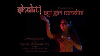 Ayi giri nandini  Sayani Chakraborty choreography [upl. by Yaniv162]