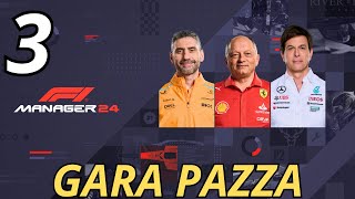 GARA PAZZA  F1 MANAGER 24 CARRIERA SCUDERIA PS5 Gameplay ITA EP3 [upl. by Lozar]