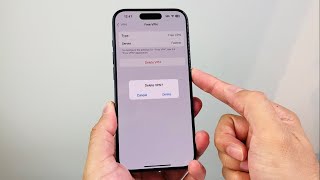 How to Delete VPN on iPhone [upl. by Nager595]