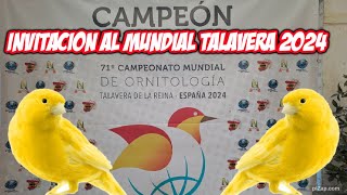 INVITACION AL MUNDIAL TALAVERA 2024 [upl. by Anuaek554]