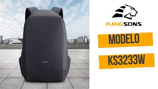 MOCHILA PREMIUM KINGSONS KS3233W [upl. by Nileuqaj336]