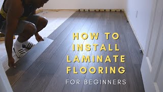 How to Install Laminate Flooring [upl. by Airednaxela]