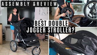 Baby Trend Double Jogger Stroller Review [upl. by Salokkin66]