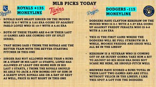 MLB Picks and Rundown August 12th Best Bets Today [upl. by Kitti]